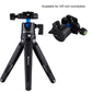 Metal Mini Tripod Desktop Tripod Adjustable Height 4.5-15cm Load 20KG For DSLR Digital Camera PU3014