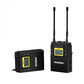 MAMEN WMIC-01 UHF Dual-Channel Wireless Microphone System 2 Transmitters 1 Receiver For Camera Phone