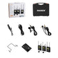 MAMEN WMIC-01 UHF Dual-Channel Wireless Microphone System 2 Transmitters 1 Receiver For Camera Phone