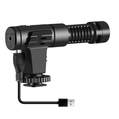 MAMEN MIC-07 Pro Video Record Microphone Vlog Photography Mic Black for Smartphone DSLR Camera