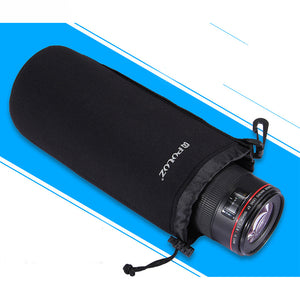 Camera Lens Bag Camera Lens Pouch with Hook For Canon/Nikon/Sony Cameras PU5100XXL