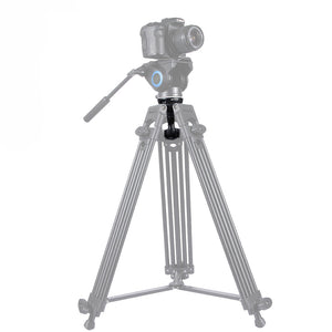 75MM Camera Tripod Mount Adapter with 1/4&quot; &amp; 3/8&quot; Screws For Fluid Head Tripod DSLR Rig Camera PU3503