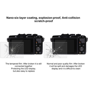 2.5D 9H Tempered Glass Film For Olympus EPL7/EM10/EM10-2/OM-D EM5 II/OM-D EM-1/OM-D EM-1 II PU5524