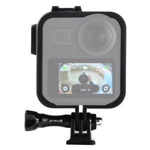 Protective Case Shockproof Protective Frame Mount w/ Base &amp; Long Screw For GoPro Max PU467B