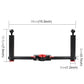 Dual Handheld Grip Stabilizer Aluminum Alloy For DJI RONIN-S/MOZA/Zhi Yun/FeiyuTech Gimbal PU270