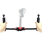 Dual Handheld Grip Stabilizer Aluminum Alloy For DJI RONIN-S/MOZA/Zhi Yun/FeiyuTech Gimbal PU270