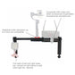 Dual Handheld Grip Stabilizer Aluminum Alloy For DJI RONIN-S/MOZA/Zhi Yun/FeiyuTech Gimbal PU270