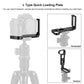 1/4 Inch L Quick Release Plate Bracket Base Vertical Shoot For Sony A9 (ILCE-9)/A7 III/A7R III U3541