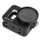 Camera Rig Protective Case Aluminum Alloy with Frame &amp; 52mm UV Lens For GoPro HERO8 Black PU358