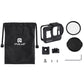 Camera Rig Camera Cage Housing Shell CNC Aluminum Alloy w/ 52mm UV Lens For GoPro HERO8 Black PU449B