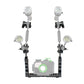 Dual Handle Handheld Stabilizer w/ Dual Ball Aluminum Alloy Clamp For Underwater Camera Housings PU3040