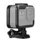Protective Case ABS Plastic Frame w/ Base Buckle &amp; Long Screw For GoPro HERO8 Black PU443B