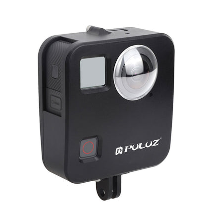 Protective Camera Cage Camera Rig Aluminum Alloy w/ Basic Mount &amp; Lens Caps For GoPro Fusion PU442B