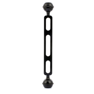 7.87"/20cm Dual Ball Arm Aluminum Alloy Ball Diameter 2.54cm For Underwater Torch Video Light PU242