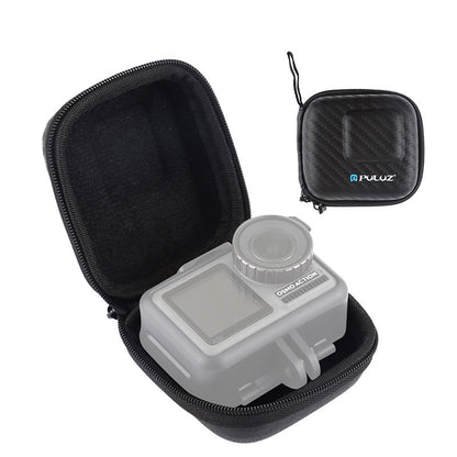 Mini Camera Storage Bag Carbon Fiber For DJI OSMO Action GoPro Mijia Xiaoyi Same Size Cameras PU349