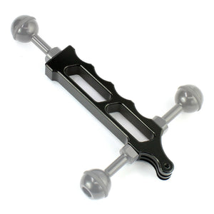 Handheld Grip Aluminum Alloy Tactical Holder Grip For DJI Osmo Action GoPro NEW HERO Xiaoyi PU243B