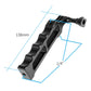 Handheld Grip Aluminum Alloy Tactical Holder Grip For DJI Osmo Action GoPro NEW HERO Xiaoyi PU243B