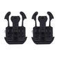 2pcs Quick Release Buckle Horizontal Surface For GoPro HERO6/5/5 Session/4 Session/4/3+ Xiaoyi PU06