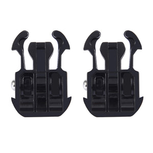 2pcs Quick Release Buckle Horizontal Surface For GoPro HERO6/5/5 Session/4 Session/4/3+ Xiaoyi PU06