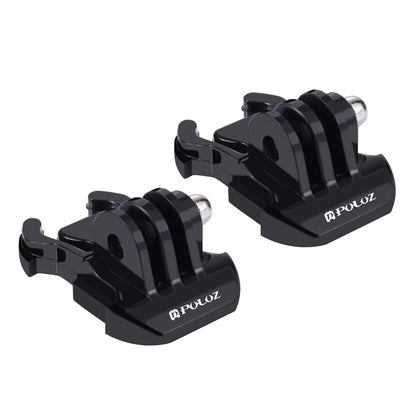 2pcs Quick Release Buckle Horizontal Surface For GoPro HERO6/5/5 Session/4 Session/4/3+ Xiaoyi PU06