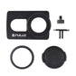 Camera Cage Rig Aluminum Alloy w/ 37mm UV Filter Lens For Xiaomi Xiaoyi II 4K Action Camera PU235B