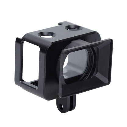 Camera Cage Rig Kit Aluminum Alloy w/ 37mm UV Filter Lens &amp; Lens Sunshade For Sony RX0 II PU387B