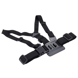 Adjustable Camera Chest Strap with J Hook Mount &amp; Long Screw For GoPro NEW HERO /HERO6 Xiaoyi PU26