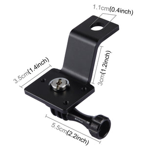 Motorcycle Holder Mount w/ Tripod Adapter &amp; Screw For GoPro NEW HERO DJI OSMO Action Xiaoyi PU114