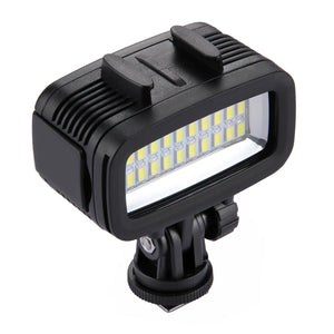 40m LED Fill Light Waterproof IPX8 Video &amp; Photo Light Kit 20 LEDs For GoPro HERO5/4/3 /2/1 PU222