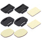 2 Curved Surface Mount + 2 Flat Surface Mount + 4 Adhesive Stickers For GoPro NEW HERO Xiaoyi PU09