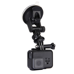 Car Camera Suction Mount w/ Adapter &amp; Storage Bag For GoPro NEW HERO DJI Osmo Action Xiaoyi PU51