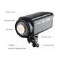 Godox SL150W LED Video Light Photography Fill Light for Studio Live White Version EU Plug