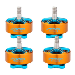 4pcs T-Motor Outrunner Brushless Motor FPV Motor 5-6S P2207.5 KV1750 Orange+Blue For FPV Racing Drone