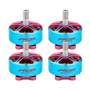 4pcs T-Motor Racing Drone Brushless Motors FPV Drone Motors 4S P2208 KV2450 Blue + Pink