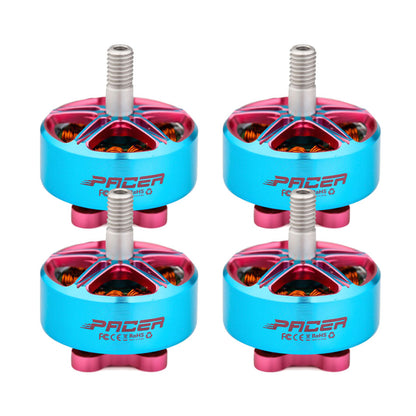 4pcs T-Motor Racing Drone Brushless Motors FPV Drone Motors 4S P2208 KV2450 Blue + Pink