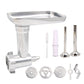 Meat Grinder Attachment Steel Meat Grinder Sausage Stuffer Kit For Kitchen Aid Stand Mixer