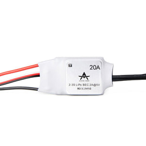 T-Motor Brushless ESC RC ESC AT Series 20A 2-3S For RC Fixed Wing Aircraft (AT-20A)