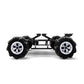 Mecanum Wheel Robot Car Omnidirectional DIY Smart Car Chassis Big Size 2.6A 460RPM for Raspberry Pi