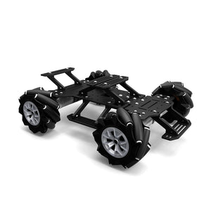 Mecanum Wheel Robot Car Omnidirectional DIY Smart Car Chassis Big Size 2.6A 460RPM for Raspberry Pi