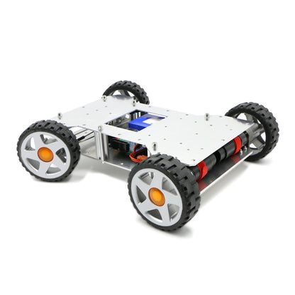 Smart Car Chassis Front Wheel Steering Robot Car Swing Suspension with 1:51 Planetary Gear Motor