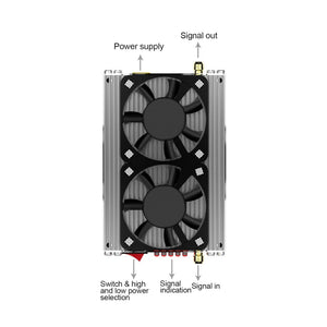 40W UHF RF Power Amplifier Amp XDT-UVPA70 Series For Handheld Transceiver Walkie Talkie