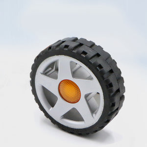 Smart Car Chassis Front Wheel Steering Robot Car Swing Suspension with 1:51 Planetary Gear Motor