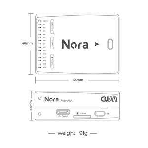 CUAV Nora Flight Controller Open Source Flight Control For APM PX4 Pixhawk FPV RC Drone Quadcopter