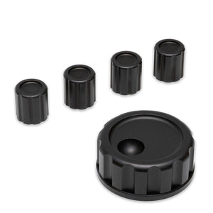 Aluminum Alloy Knob Set for Elecraft KX3 Shortwave Transceiver 1pc Main Knob + 4pcs Small Knobs