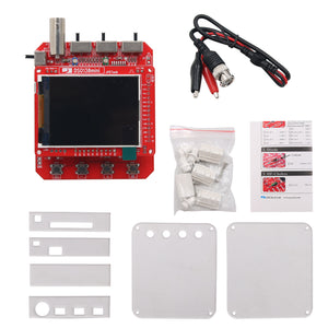 DSO138mini Portable Digital Oscilloscope Assembled with Transparent Shell Upload Data to PC