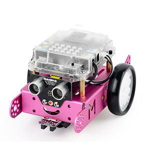 Makeblock mBot DIY Robot Kit Programming Education Robot for Kids STEM Education 1.1 BT Version Pink