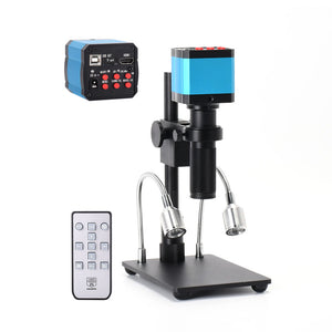 14MP Microscope Magnifier Industrial Microscope Camera HDMI 120X C-Mount Lens with Bracket