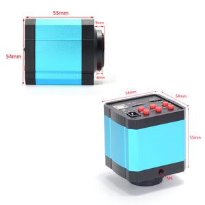 14MP Microscope Magnifier Industrial Microscope Camera HDMI 120X C-Mount Lens with Bracket