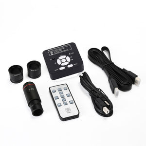 41MP Industrial Microscope Camera HDMI Kit 2K with 0.5X C-Mount Adapter 30mm &amp; 30.5mm Adapter Rings