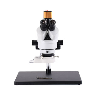 16MP Stereo Microscope Camera PCB Repair Microscope Kit 7X-45X Zoom w/ 144 LED Ring Light